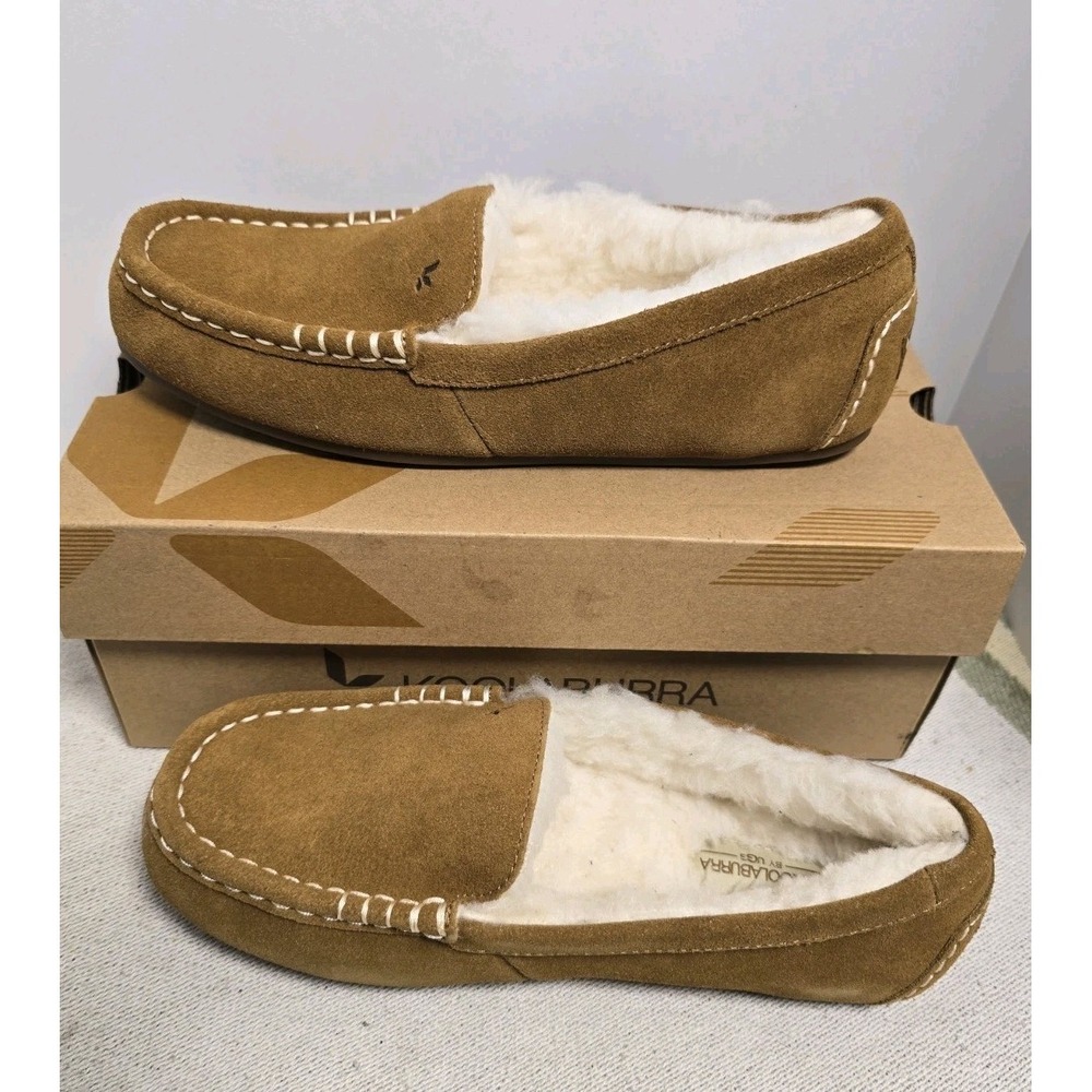 Koolaburra by UGG Women's Lezly Slipper Shoes 1020389W/CHE Brown Leather Sz8 New